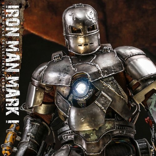 Iron Man Mark I Iron Man Movie Masterpiece 1/6 Action Figure by Hot Toys